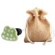 2 Pieces Lime White Dot Cloud Ceramic Wine Bottle Stopper